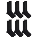 Dr. Scholl's Men's Diabetes & Circulatory Crew Socks 6 Pair Pack - Non-Binding, Cushioned Comfort