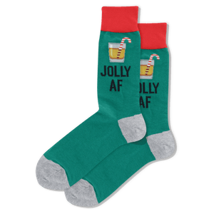 HOTSOX Men's Jolly AF Crew Socks