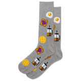 HOTSOX Men's Breakfast Crew Sock