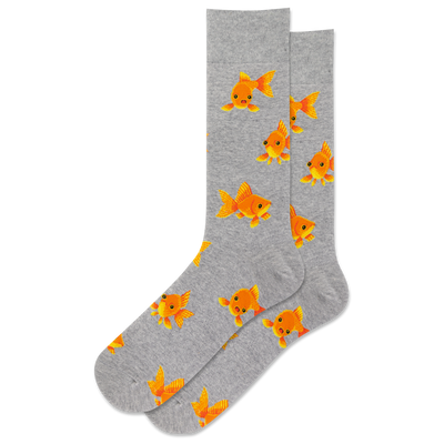 HOTSOX Men's Goldfish Crew Sock