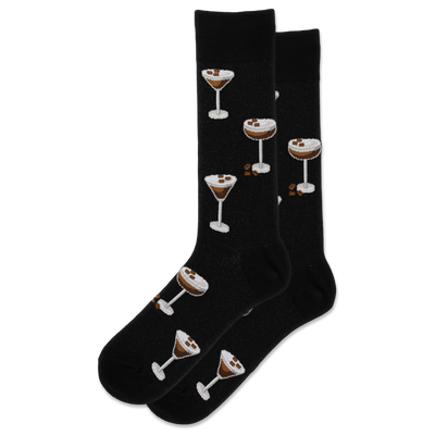 HOTSOX Men's Espresso Martini Crew Sock