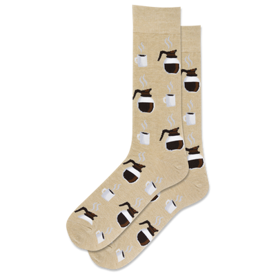 HOTSOX Men's Coffee Crew Sock