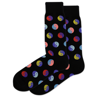 HOTSOX Men's Yin Yang Crew Sock