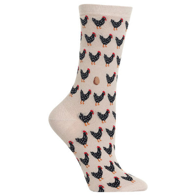 HOTSOX Women's Chicken and Egg Socks