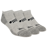 Jeep® Men's Classic Cotton No Show Socks 3 Pair Pack Made in USA- Moisture Wicking, Cushioned Comfort thumbnail