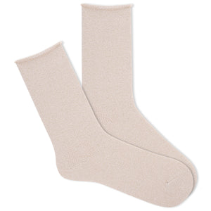 K.Bell Women's Supersoft Sparkle Roll Top Sock