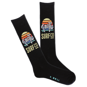 K.Bell Men's Pacific Surf Company Active Crew Socks