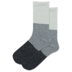 HOTSOX Women's Color Block Boot Crew Socks
