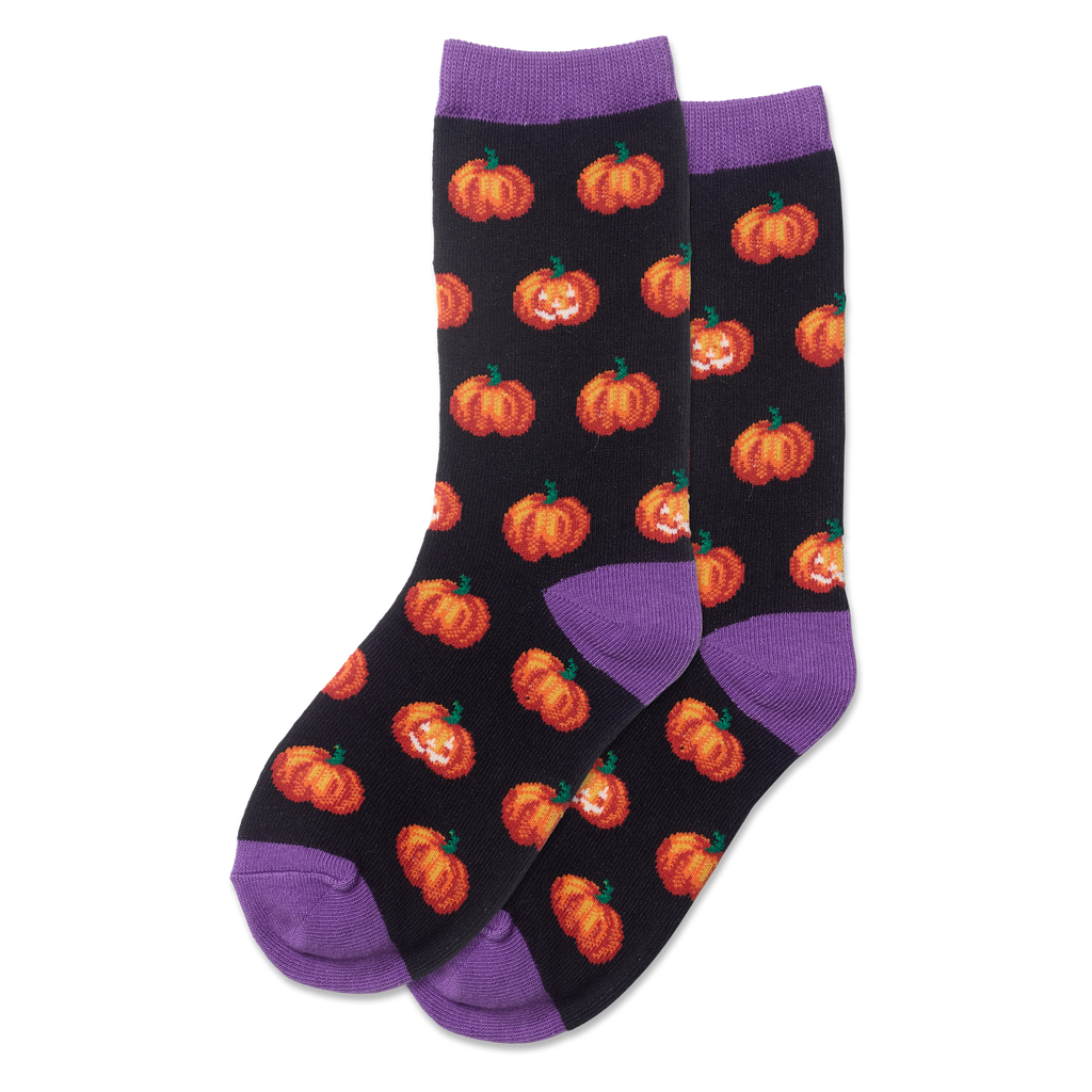 Shosho Kids Halloween Print Fleece-Lined Leggings & Socks Gift Set