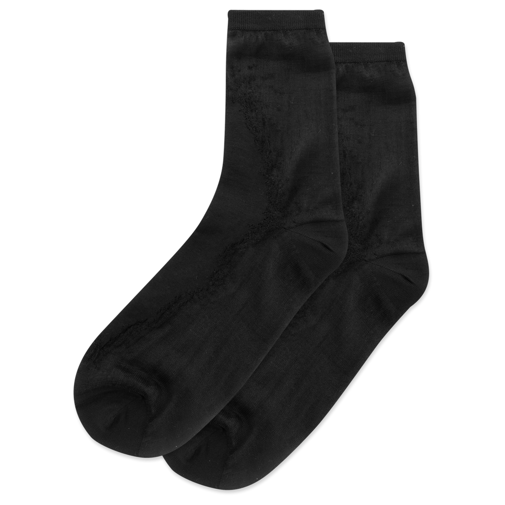 HOTSOX Women's Speckled Sheer Crew Socks