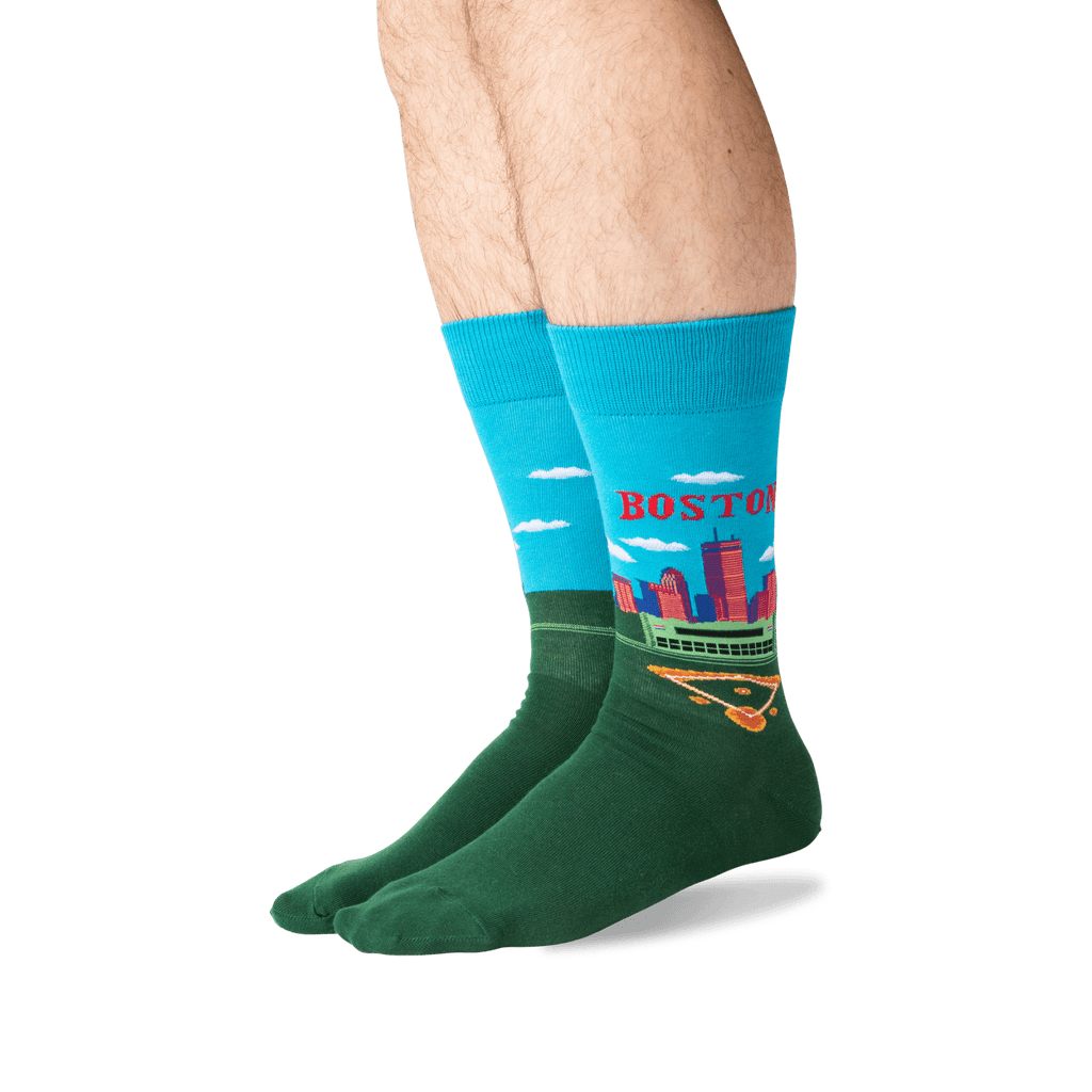 HOTSOX Men's Boston Crew Socks