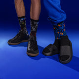 HOTSOX Men's Art Faces Active Crew Sock