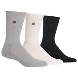 Chaps Men's Classic Solid Crew Socks 3 Pair thumbnail