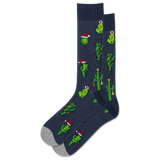 HOTSOX Men's Christmas Cactus Crew Sock thumbnail