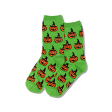 HOTSOX Women's Jack O'Lantern Crew Sock