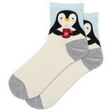 HOTSOX Women's Winter Penguin Anklet Sock