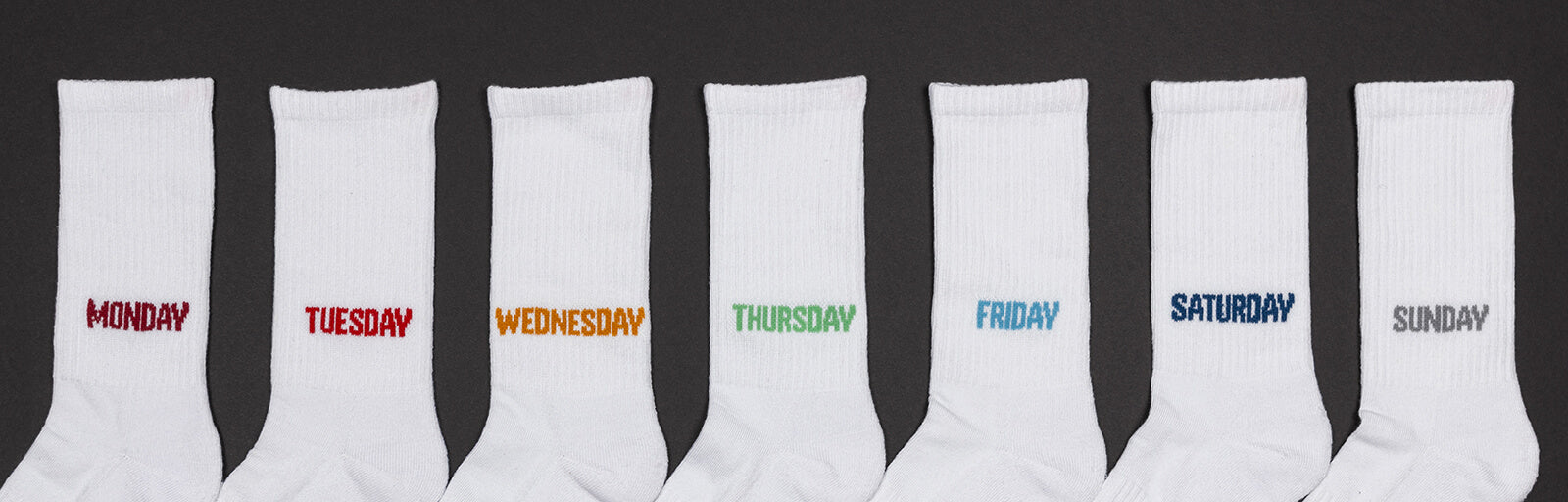 Socks for every day of the week, literally