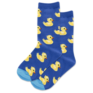 HOTSOX Kid's Rubber Duck Crew Socks