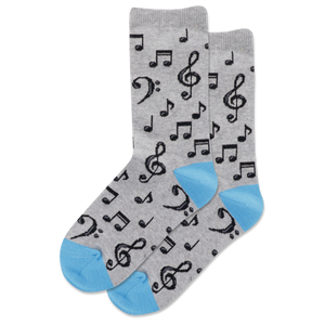 HOTSOX Kid's Musical Notes Crew Socks