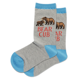 HOTSOX Kid's Bear Cub Crew Socks thumbnail
