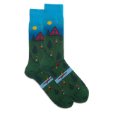 HOTSOX Men's Cabin Scene Crew Sock