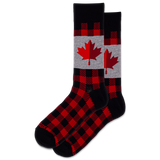 HOTSOX Men's Maple Leaf Crew Socks