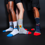 HOTSOX Men's Retro Eight Ball Crew Socks