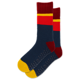 HOTSOX Men's Colorblock Non-Skid Slipper Sock thumbnail