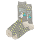 HOTSOX Women's Totally Storked Crew Sock