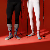HOTSOX Women's Metallic Skiers Crew Sock