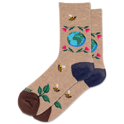 HOTSOX Women's Earth Day Crew Socks