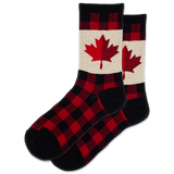 HOTSOX Women's Maple Leaf Crew Socks