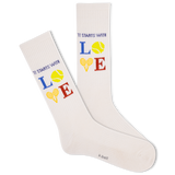 K.Bell Men's Starts With Love Active Crew Sock thumbnail
