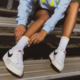 K.Bell Women's L.A. Sunflower Active Crew Sock thumbnail