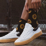 K.Bell Women's L.A. Sunflower Active Crew Sock