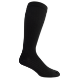Black knee-high sock on a white background thumbnail