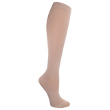 Beige knee-high sock on a white background thumbnail
