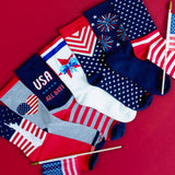 HOTSOX Women's Classic Stripes Crew - Made in the U.S.A.