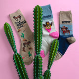 HOTSOX Women's Meowdy Crew