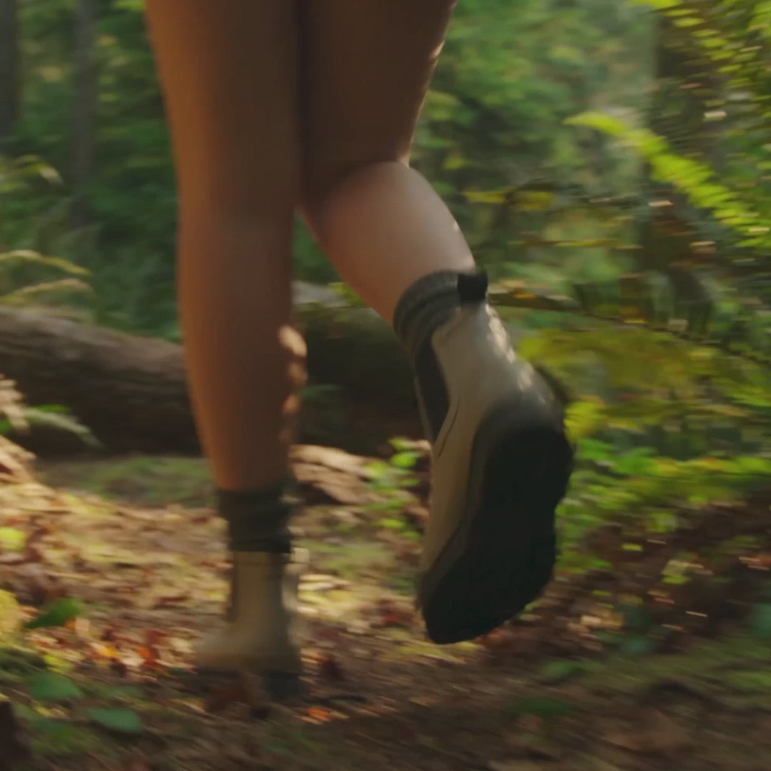 Renfro Brands video showcasing different scenes with people in socks.