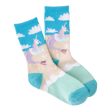K.Bell Kid's Unicorn Mermaid Crew Socks