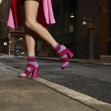 HOTSOX Women's Rib Stripe Anklet Sock 3 Pack