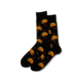 HOTSOX Men's Tacos Crew Socks thumbnail
