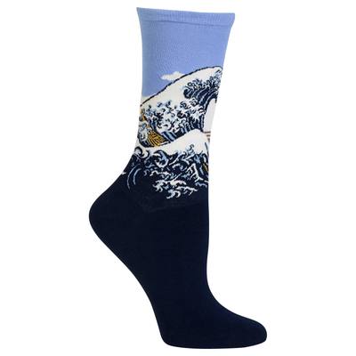 HOTSOX Women's Hokusai's Great Wave Socks