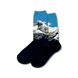 HOTSOX Women's Hokusai's Great Wave Socks