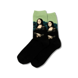 Womens Da Vincis Mona Lisa Socks