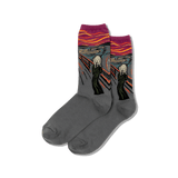 HOTSOX Womens Munch's The Scream Socks