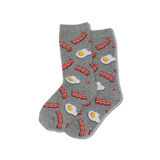 HOTSOX Kid's Eggs and Bacon Crew Socks