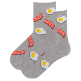 HOTSOX Kids' Eggs and Bacon Crew Sock