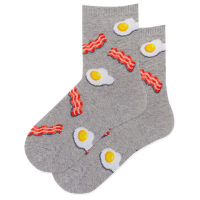 HOTSOX Kids' Eggs and Bacon Crew Sock